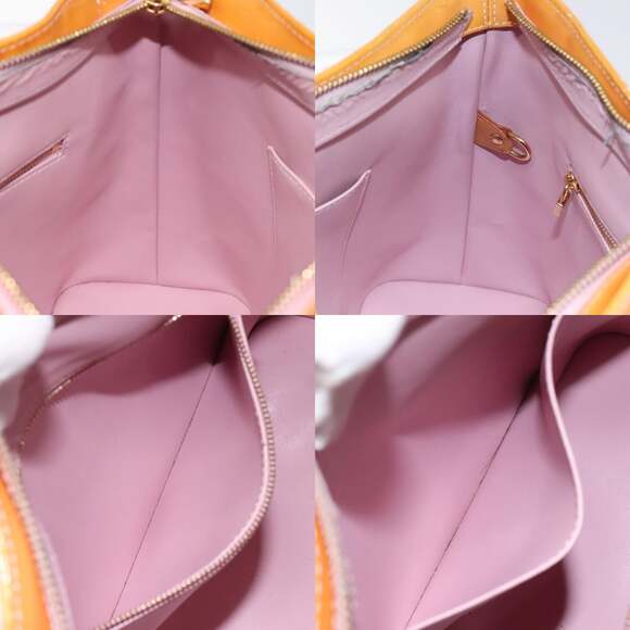 LOUIS VUITTON Monogram Vernis Houston Bag Marshmallow Pink M91302 - Picture 12 of 13